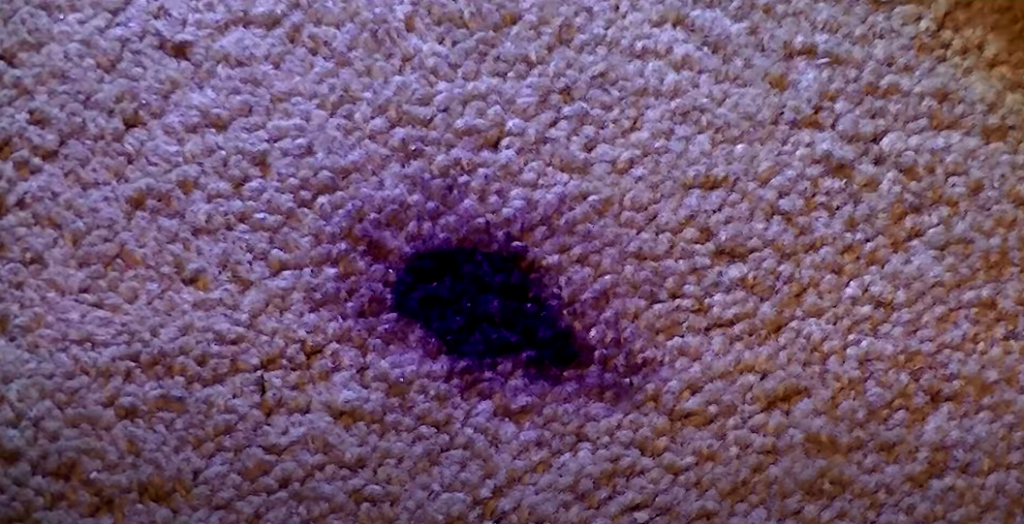 How to remove ink from carpet with medical alcohol?